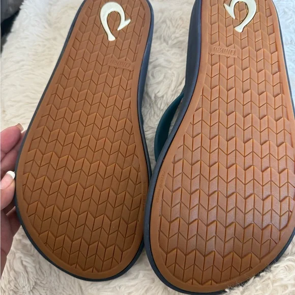 OluKai Men's Deep Blue Sandals - Picture 7 of 10